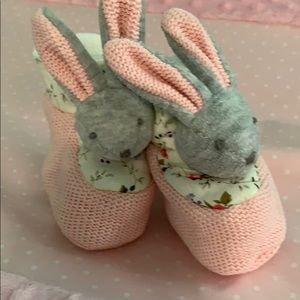 Baby girls 0-3 month bunny slippers